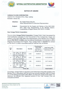 Read more about the article Notice of Award – PB-ITB-R11-2-2026: 2027–2028 Steel Pole Requirements